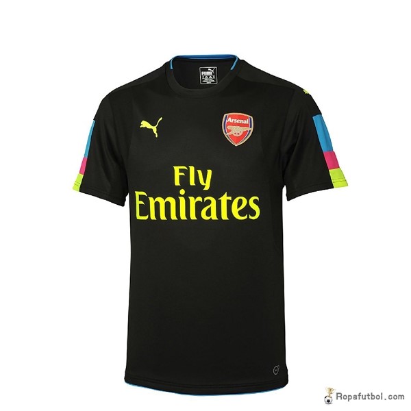 Camiseta Arsenal Replica Primera Ropa Portero 2016/17 Negro